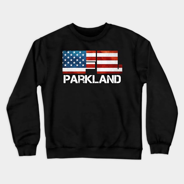 Parkland Florida Vintage Distressed Souvenir Crewneck Sweatshirt by Storeology